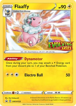 SWSH Black Star Promos Flaaffy Pokémon card
